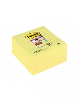 Foglietti per Dispenser Post-it® Super Sticky Z - Notes xL a Righe - Giallo Canary (Conf. 5)
