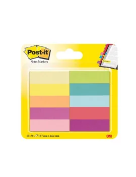 Segnapagina Post-it® Notes Markers in Carta Post-it - 12,7x44,4 mm (Conf. 10)