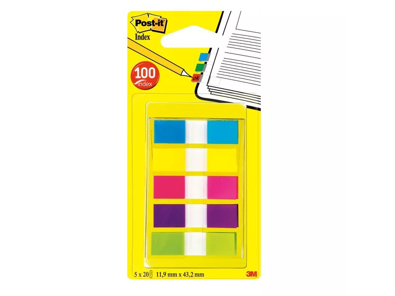 Mini Dispenser Index Pocket Post-it (Conf. 5)