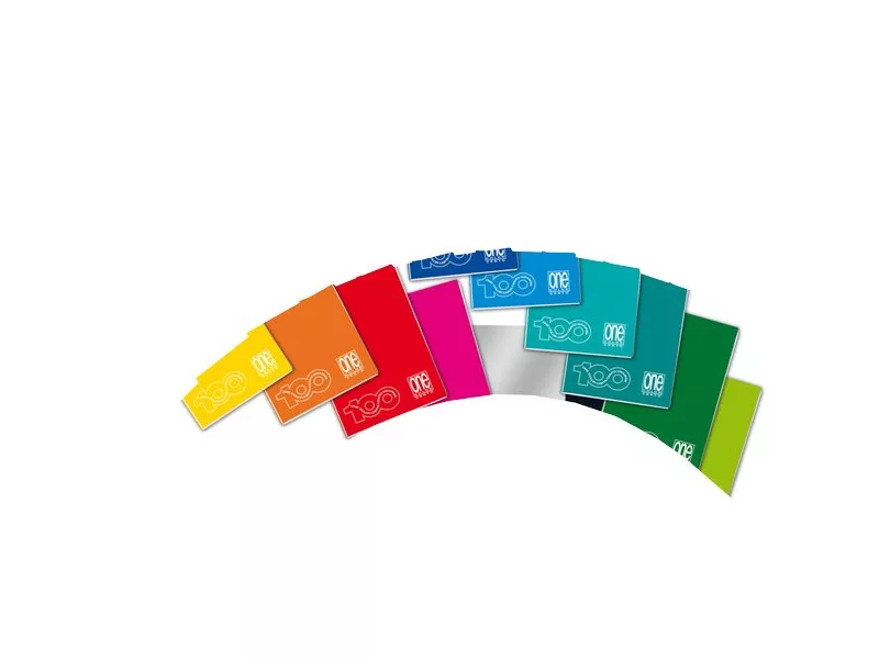 Quaderno One Color 100 Blasetti - A4 - 5 mm (Conf. 10)