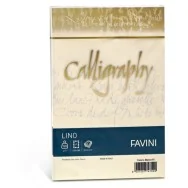 Calligraphy Effetto Lino Favini - Lino - Avorio - Buste - 12x18 cm - 120 g (Conf. 25)