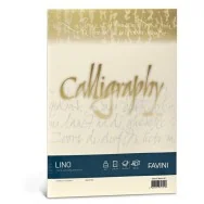 Fogli Calligraphy Effetto Lino Favini - A4 - 200 g - A69Q614 (Avorio Conf. 50)