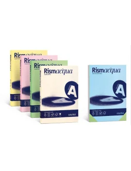 Cartoncino in Rismette Favini - Colori Tenui - A4 - 200 g - Verde Chiaro (Risma 50)
