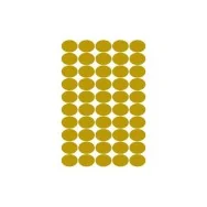 Etichette Satinate Oro Ovali - 36x27 Tico GL4 -3627 (Conf. 100)