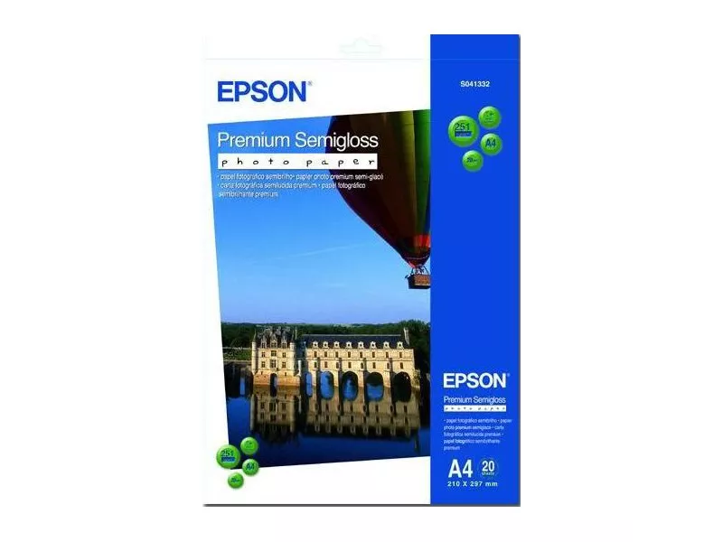 Carta Speciale Epson C13S041332 - Premium - Semilucida - 251 g - A4 - Inkjet (Conf. 20)
