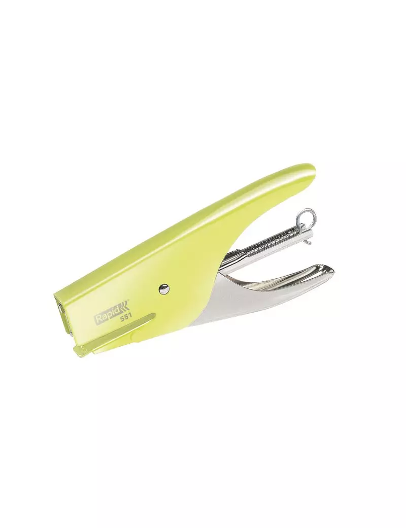 Cucitrice Supreme a Pinza S51 Retrò Rapid - Giallo Mellow Yellow