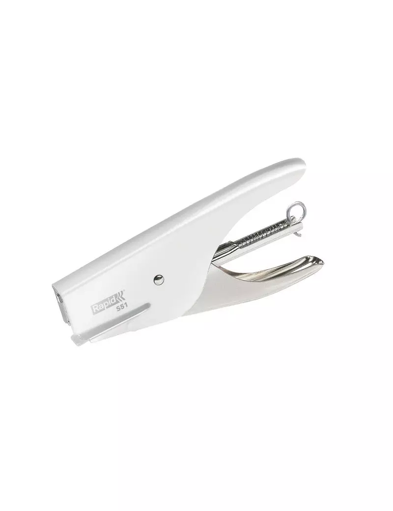 Cucitrice Supreme a Pinza S51 Retrò Rapid - Bianco Coconut Kiss Cucitrice Supreme a Pinza S51 Retrò Rapid - Bianco Coconut Kiss