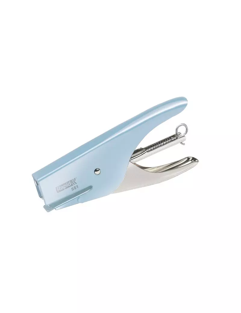 Cucitrice Supreme a Pinza S51 Retrò Rapid - Azzurro Fondant Blue Cucitrice Supreme a Pinza S51 Retrò Rapid - Azzurro Fondant Blue