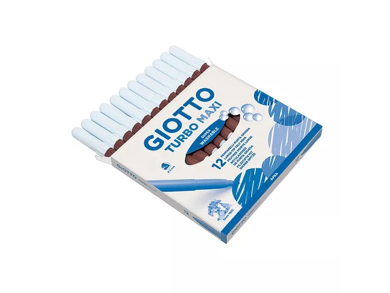 Pennarelli Turbo Maxi Giotto Punta Larga - 1-3 mm - Marrone