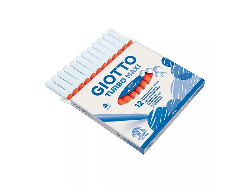 Pennarelli Turbo Maxi Giotto Punta Larga - 1-3 mm - Arancione Pennarelli Turbo Maxi Giotto Punta Larga - 1-3 mm - Arancione