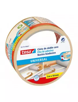 Nastro Biadesivo Universale Tesa 56170-00007-01 - 50 mm x 5 m