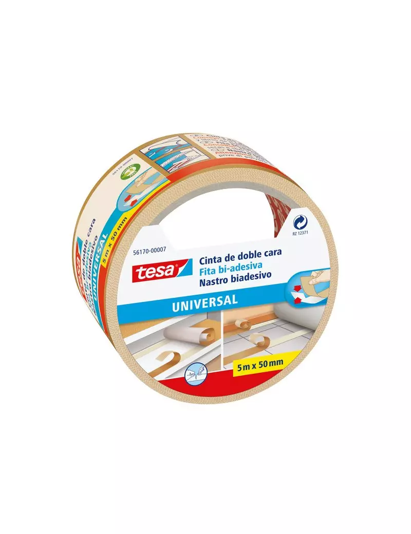 Nastro Biadesivo Universale Tesa 56170-00007-01 - 50 mm x 5 m Nastro Biadesivo Universale Tesa 56170-00007-01 - 50 mm x 5 m
