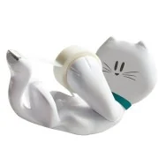 Dispenser per Nastro Adesivo Scotch Magic Emotional Scotch - Kitty - 19 mm x 8,89 m