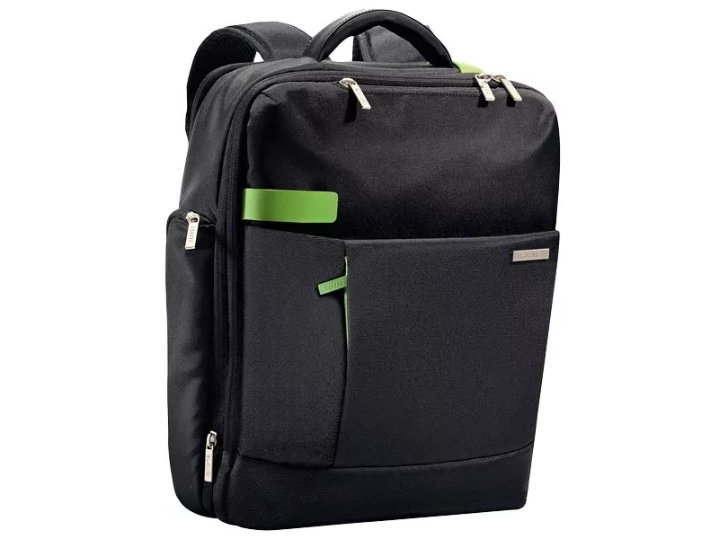 Zaino Smart Traveller Leitz Complete per PC Leitz - 15x40x31 cm - Nero/Verde Zaino Smart Traveller Leitz Complete per PC Leitz - 15x40x31 cm - Nero/Verde