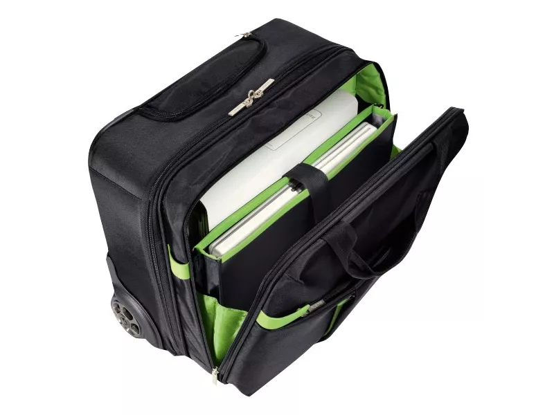 Trolley Carry-On Smart Traveller Leitz Complete Leitz - 20x37x42 cm - Nero/Verde