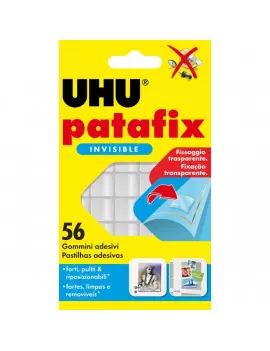 Gomma Adesiva UHU® Patafix UHU - Trasparente (Conf. 56)