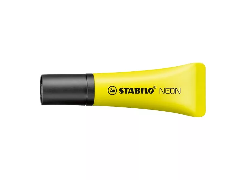 Evidenziatore NEON Stabilo - 2-5 mm - Giallo (Conf. 10)