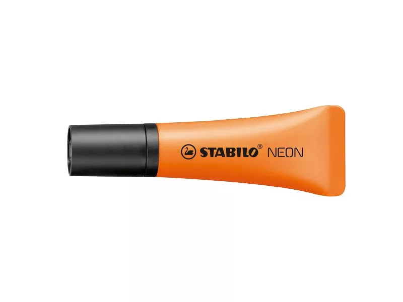 Evidenziatore NEON Stabilo - 2-5 mm - Arancione (Conf. 10)