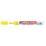 Marcatore a Gesso Liquido e-4095 Edding - Punta Tonda - 2-3 mm - Giallo