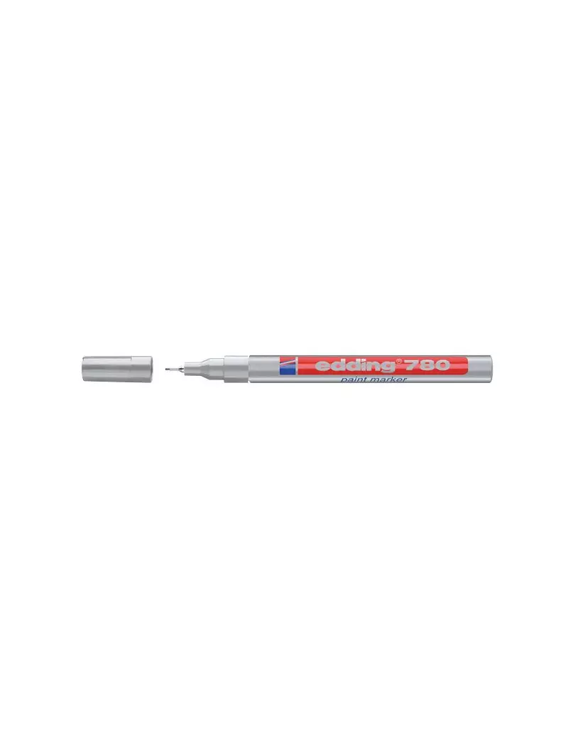 Marcatore Permanente 780 Edding - Argento Marcatore Permanente 780 Edding - Argento