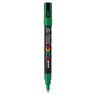 Marcatore Uni Posca a Tempera Uni-Ball - Punta Tonda - 0,9-1,3 mm - Verde