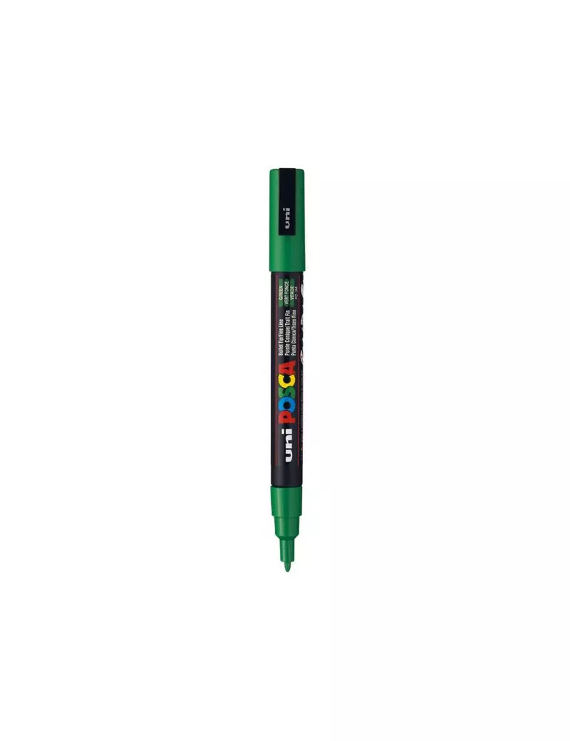 Marcatore Uni Posca a Tempera Uni-Ball - Punta Tonda - 0,9-1,3 mm - Verde Marcatore Uni Posca a Tempera Uni-Ball - Punta Tonda - 0,9-1,3 mm - Verde