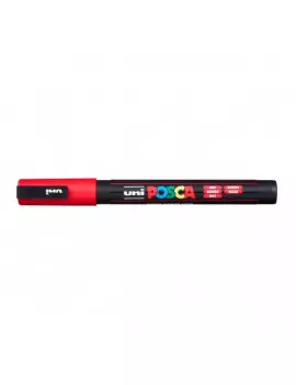 Marcatore Uni Posca a Tempera Uni-Ball - Punta Tonda - 0,9-1,3 mm - Rosso