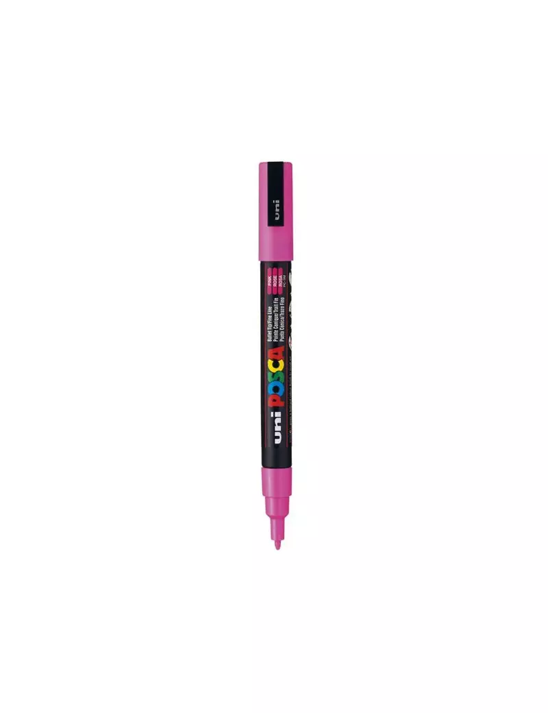 Marcatore Uni Posca a Tempera Uni-Ball - Punta Tonda - 0,9-1,3 mm - Rosa Marcatore Uni Posca a Tempera Uni-Ball - Punta Tonda - 0,9-1,3 mm - Rosa