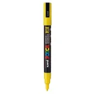 Marcatore a Tempera Uni Posca Uni-Ball - Punta Tonda - 0,9-1,3 mm - M-PC3M-G (Giallo)