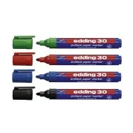 Marcatore Permanente Universale e-30 Edding - Punta Tonda - 1,5-3 mm - Assortiti (Conf. 10)