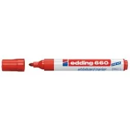 Marcatore per Lavagne 660 Edding - Punta Conica - 1,5-3 mm - E-660 002 (Rosso Conf. 10)