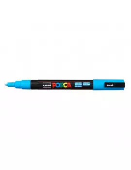 Marcatore a Tempera Uni Posca Uni-Ball - Punta Tonda - 0,9-1,3 mm - M-PC3M-AZ (Azzurro)