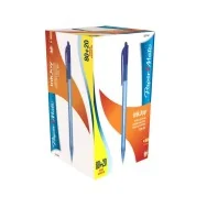 Penna a Sfera a Scatto Inkjoy 100 Paper Mate - 1 mm - S0977440 (Blu Conf. 80+20)