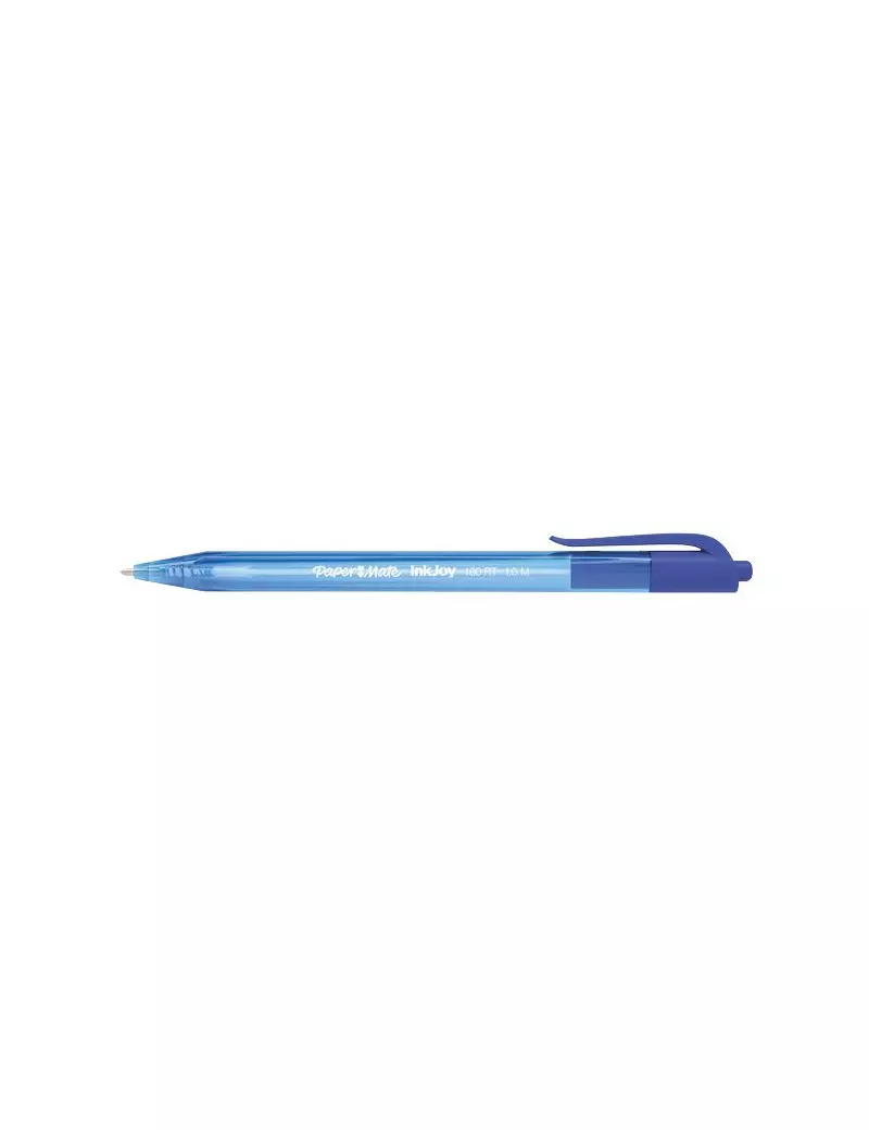 Penna a Sfera a Scatto Inkjoy 100 RT Paper Mate - 1 mm - S0957040 (Blu Conf. 20) Penna a Sfera a Scatto Inkjoy 100 RT Paper Mate - 1 mm - S0957040 (Blu Conf. 20)