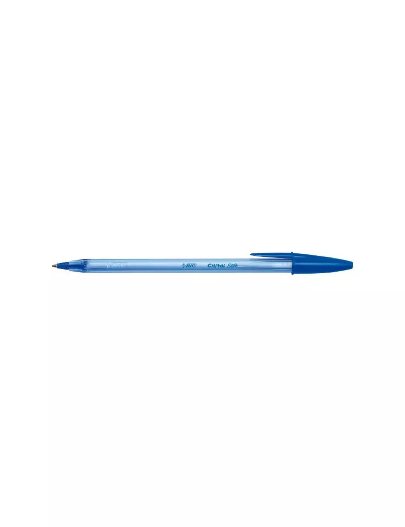 Penna a Sfera Cristal Soft Easy Glide Bic Blu 3086129185191