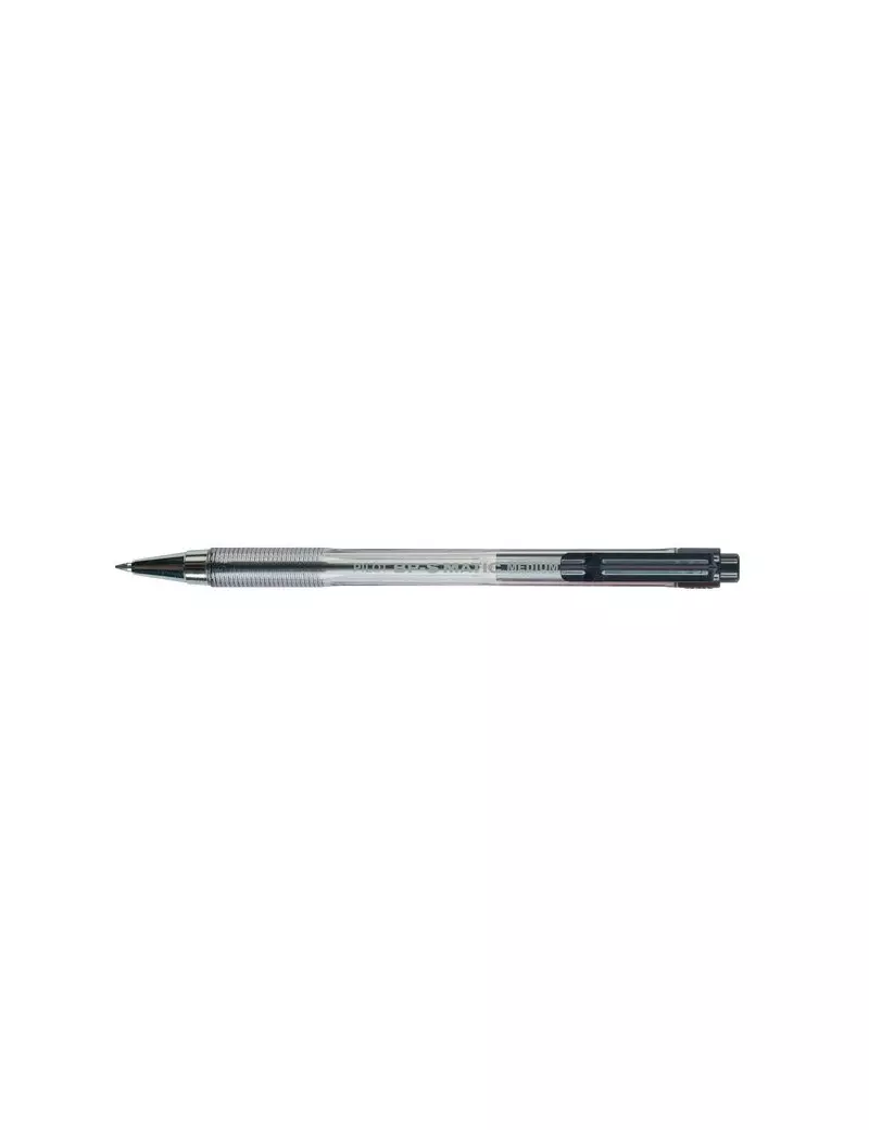 Penna a Sfera a Scatto BPS Matic Pilot - 1 mm - 001620 (Nero Conf. 12)