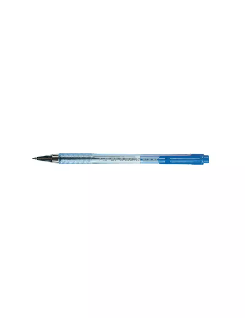 Penna a Sfera a Scatto BPS Matic Pilot - 1 mm - 001621 (Blu Conf. 12) Penna a Sfera a Scatto BPS Matic Pilot - 1 mm - 001621 (Blu Conf. 12)