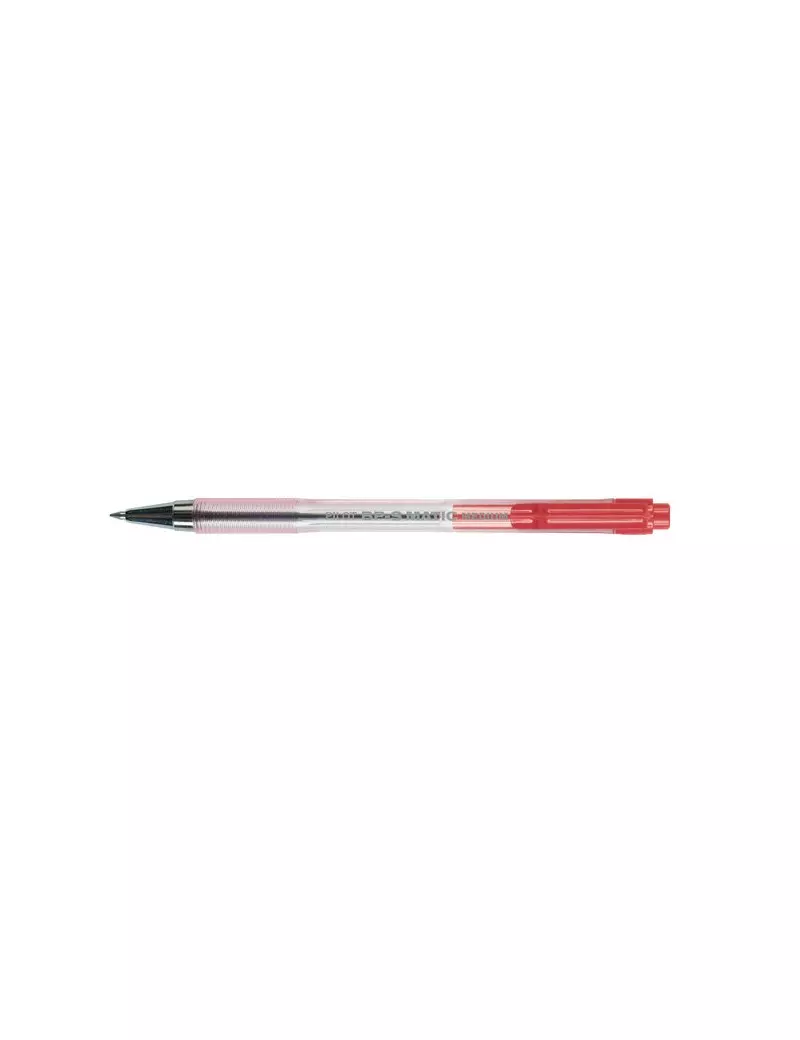Penna a Sfera a Scatto BPS Matic Pilot - 1 mm - 001622 (Rosso Conf. 12)