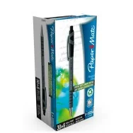Penna a Sfera a Scatto FlexGrip Ultra Recycled Paper Mate - 1 mm - 1910073 (Nero Conf. 30+6)