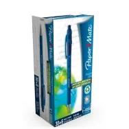 Penna a Sfera a Scatto FlexGrip Ultra Recycled Paper Mate - 1 mm - 1910074 (Blu Conf. 30+6)