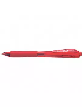 Penna a Sfera a Scatto Feel It WoW Pentel - 1 mm - BX440-BI (Rosso Conf. 12)