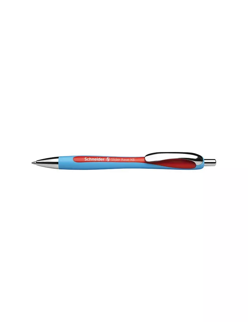 Penna a Sfera a Scatto Slider Rave XB Schneider - P132502 (Rosso) Penna a Sfera a Scatto Slider Rave XB Schneider - P132502 (Rosso)
