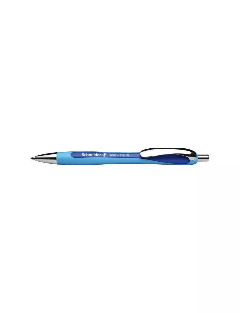 Penna a Sfera a Scatto Slider Rave XB Schneider - P132503 (Blu) Penna a Sfera a Scatto Slider Rave XB Schneider - P132503 (Blu)