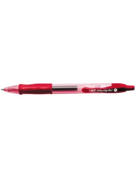 Penna a Sfera a Scatto Velocity Gel Bic - Rosso