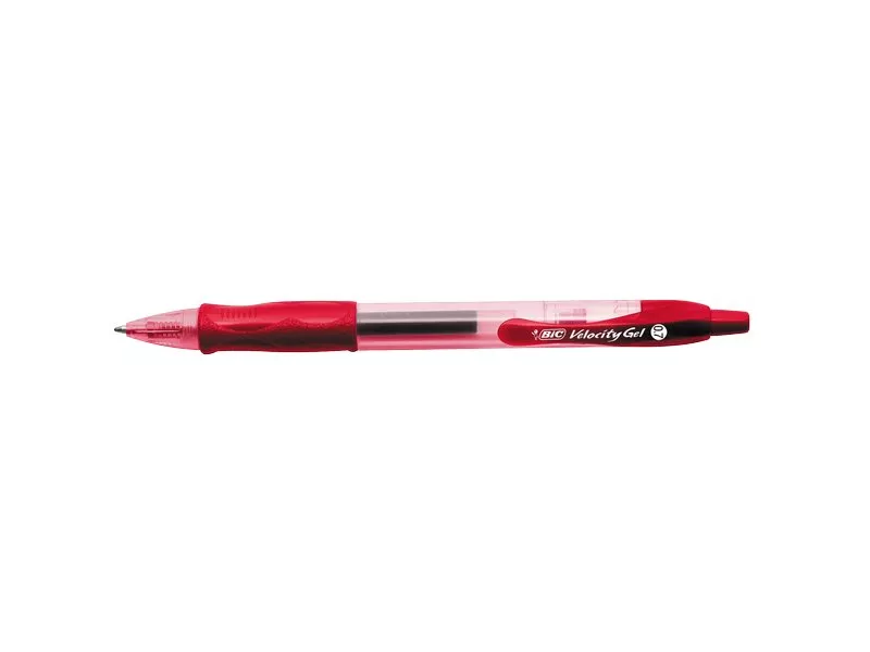 Penna a Sfera a Scatto Velocity Gel Bic - Rosso Penna a Sfera a Scatto Velocity Gel Bic - Rosso