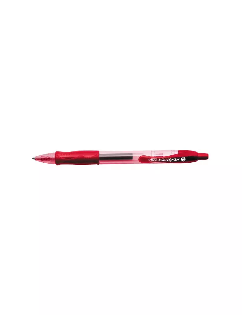 Penna a Sfera a Scatto Velocity Gel Bic - Rosso