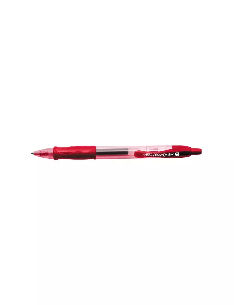 Penna a Sfera a Scatto Velocity Gel Bic - Rosso Penna a Sfera a Scatto Velocity Gel Bic - Rosso
