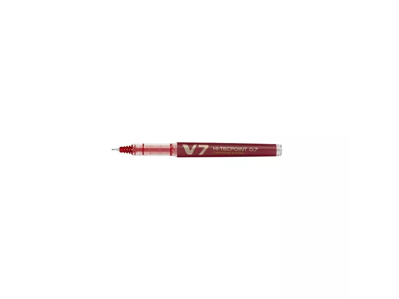 Penna Roller V7 Refillable Pilot - 0,7 mm - 040347 (Rosso)