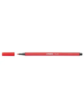 Pen 68 Stabilo Fluo - Rosso Fluorescente - 1 mm - dai 7 anni