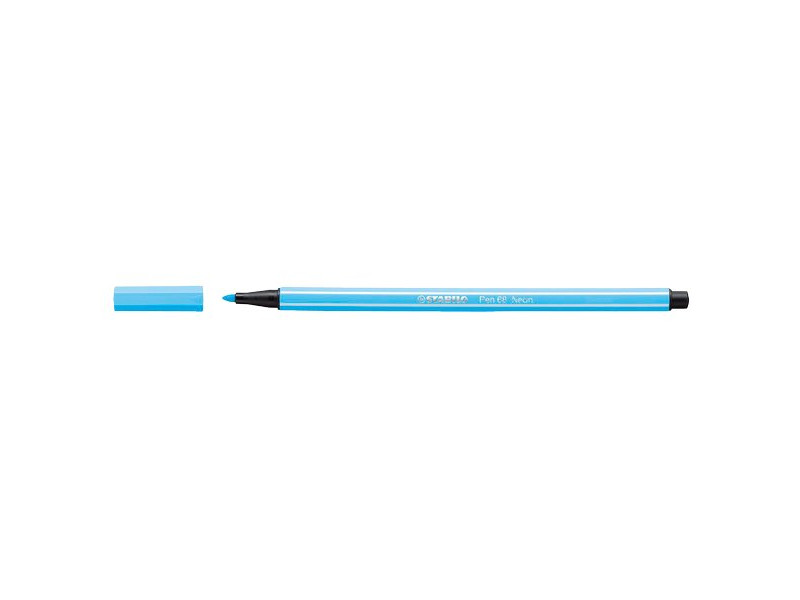 Pennarello Pen 68 Stabilo - 1 mm - 68/031 (Blu Fluorescente Conf. 10) Pennarello Pen 68 Stabilo - 1 mm - 68/031 (Blu Fluorescente Conf. 10)